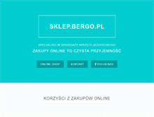 Tablet Screenshot of bergo.pl